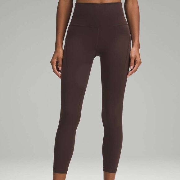 Lululemon Wunder Train High-Rise Tight with Pockets 25" Espresso Size 0 NWT - Picture 1 of 12